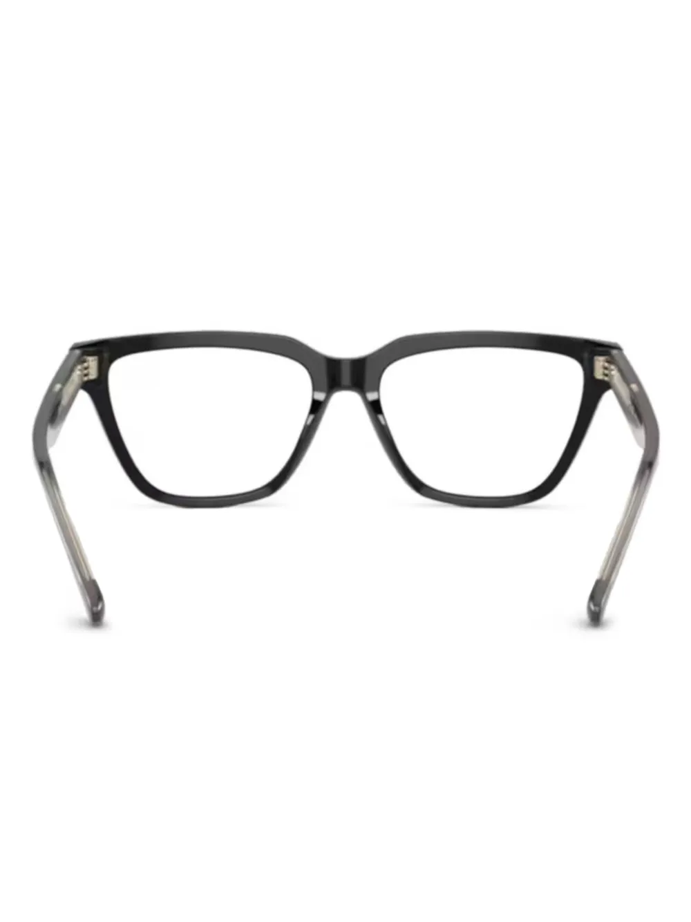 Emporio Armani Bril met vierkant montuur Zwart