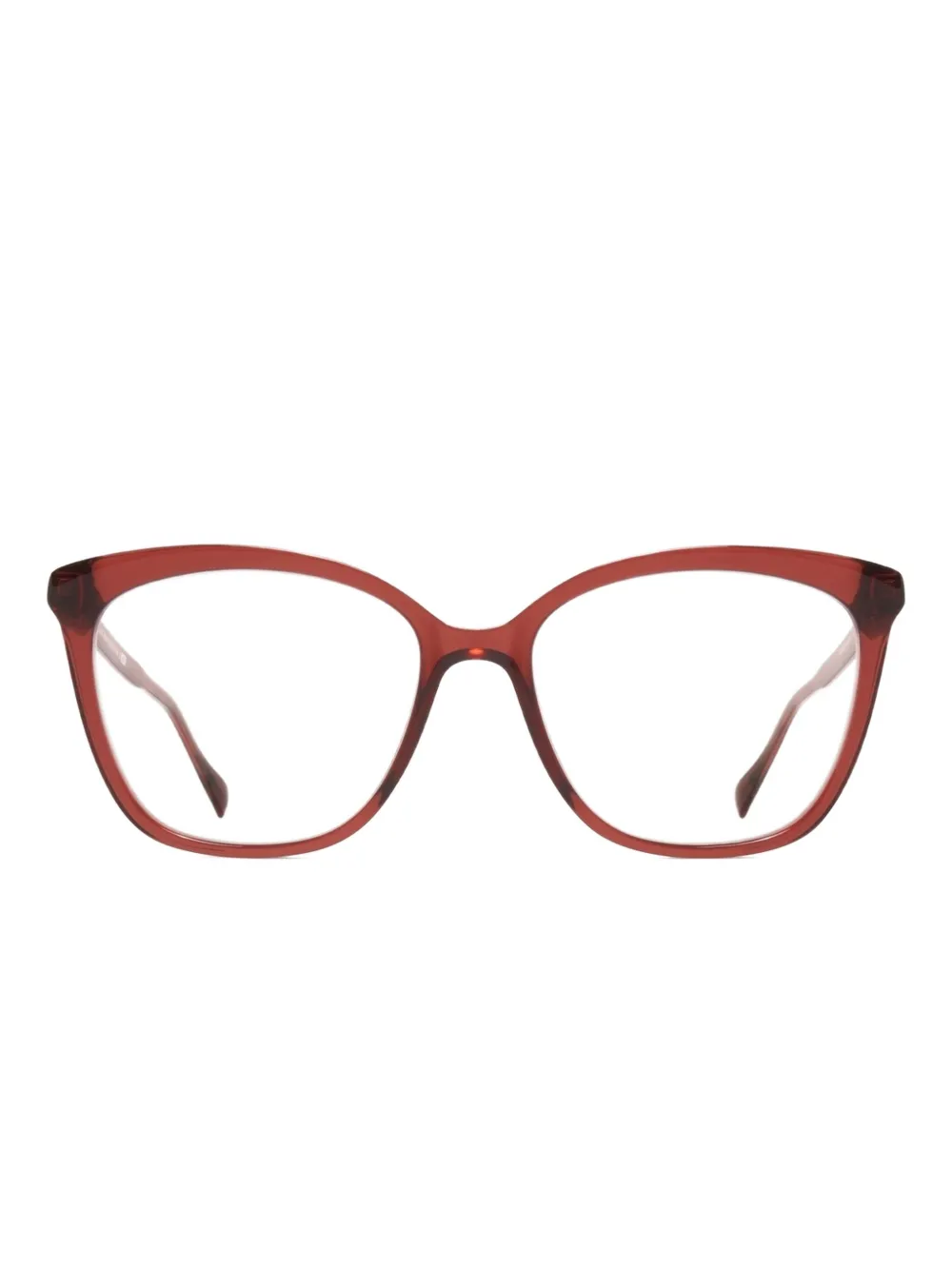 Mykita Maha cat-eye clear-lens frames | Red | Image 1