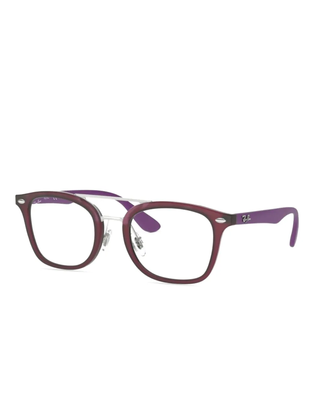 Ray-Ban ウェリントン 眼鏡フレーム - パープル Ray-Ban ウェリントン 眼鏡フレーム - パープル