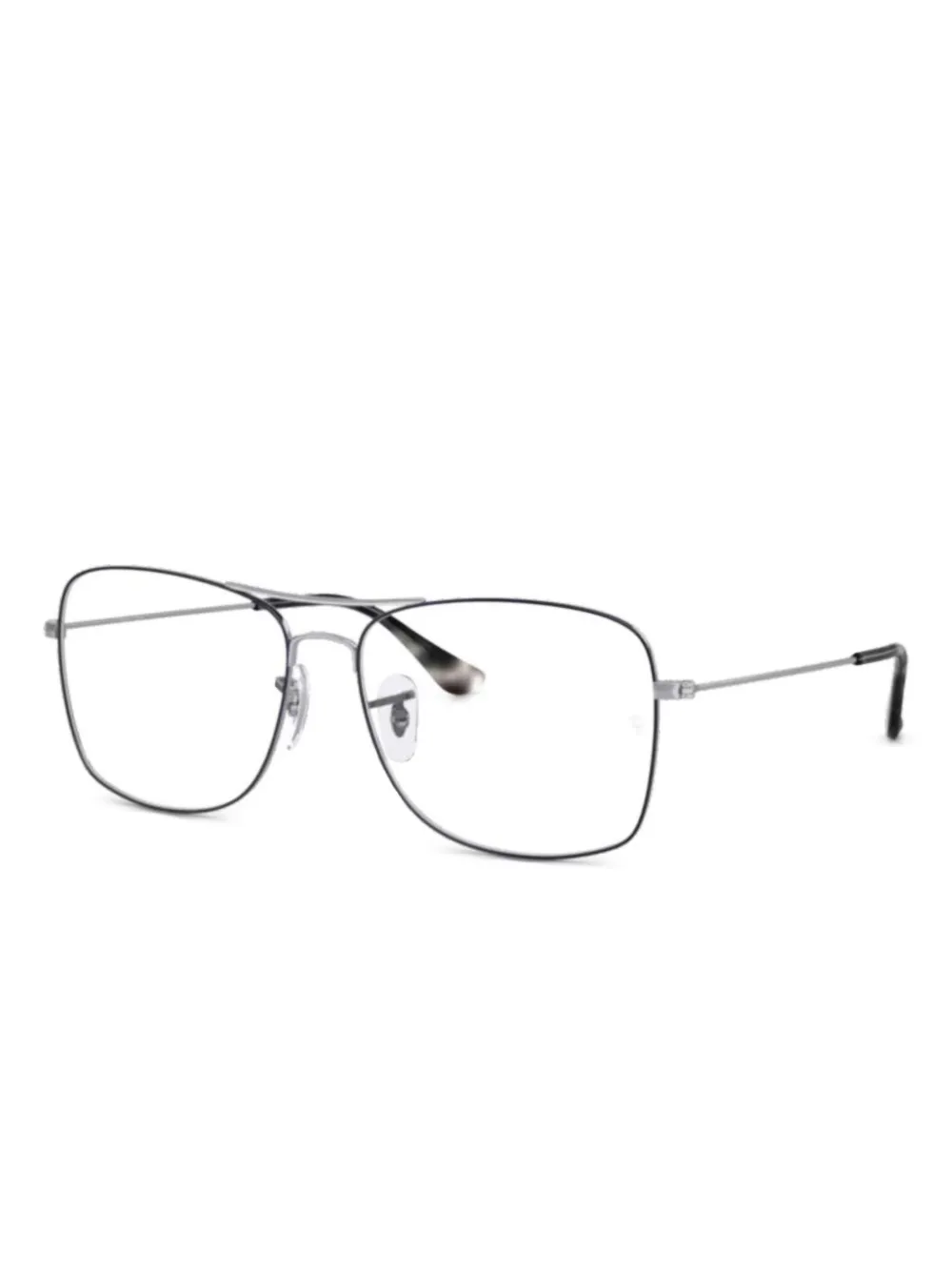Ray-Ban square-frame glasses | Silver | Image 1