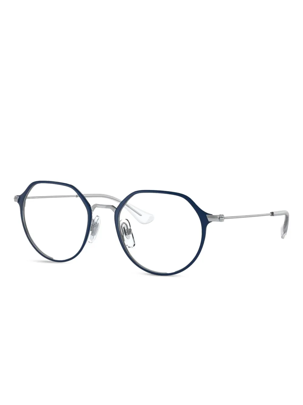 RAY-BAN JUNIOR round-frame glasses - Blau