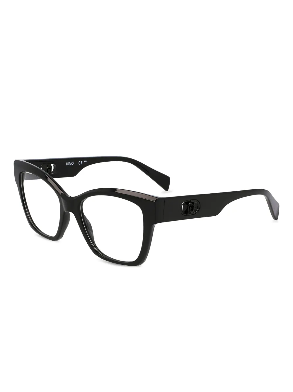 LIU JO Occhiali con placca logo - Nero