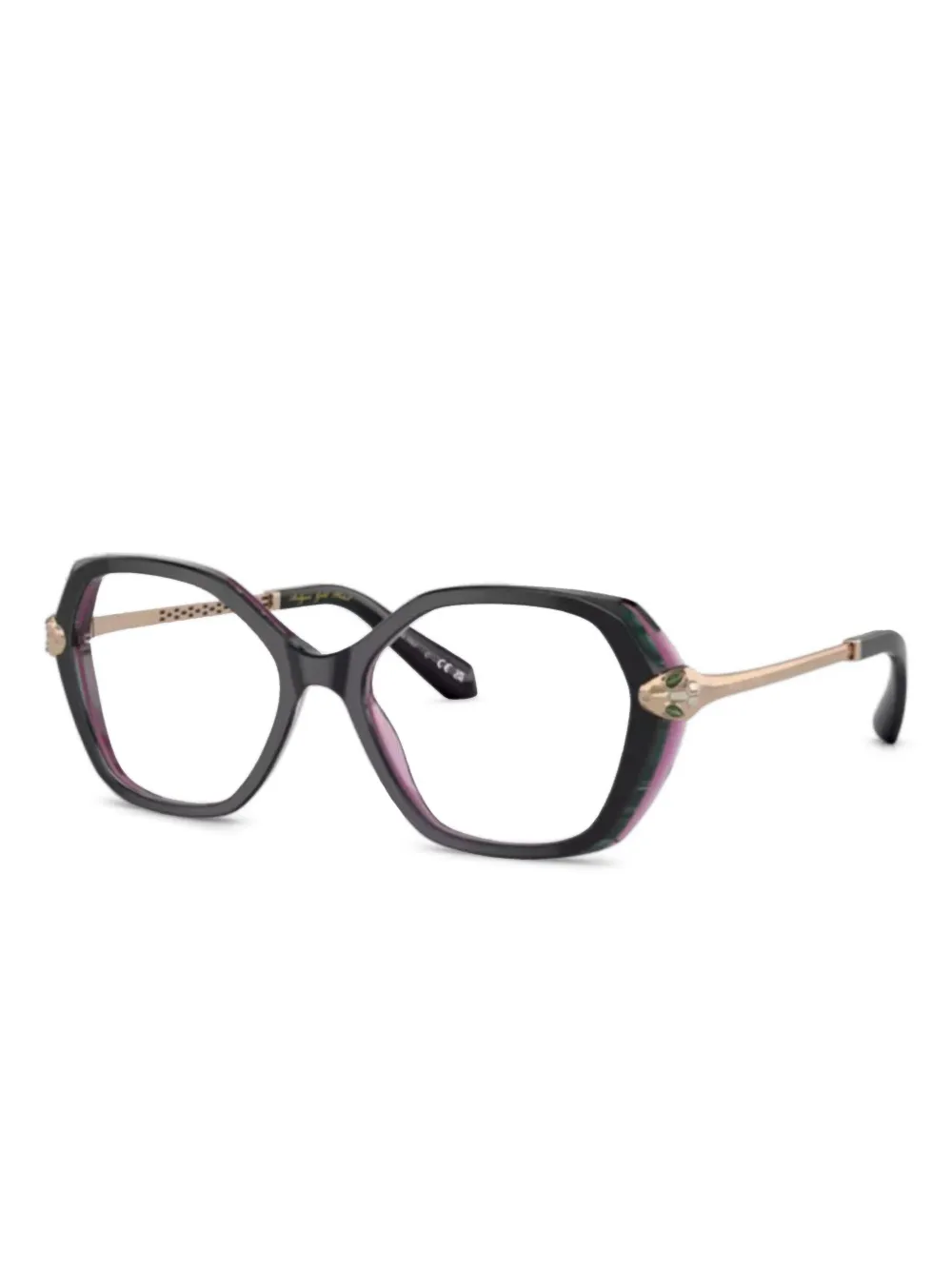 Bvlgari Vista geometric-frame glasses | Purple | Image 1