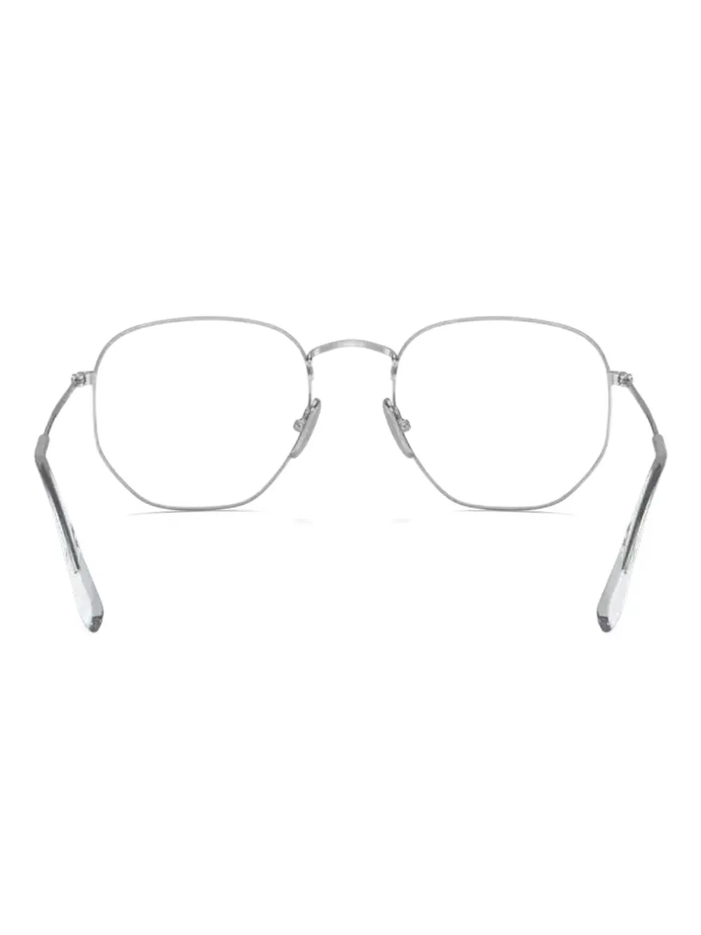 Ray-Ban Bril met geometrisch montuur Zilver