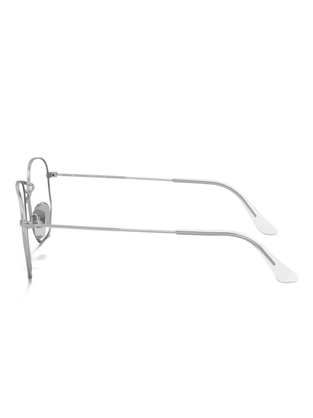 Ray-Ban Bril met geometrisch montuur Zilver