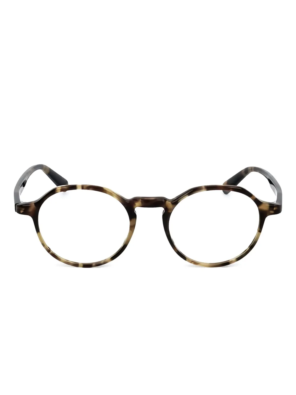 Moncler Eyewear round-frame glasses | Black | Image 1