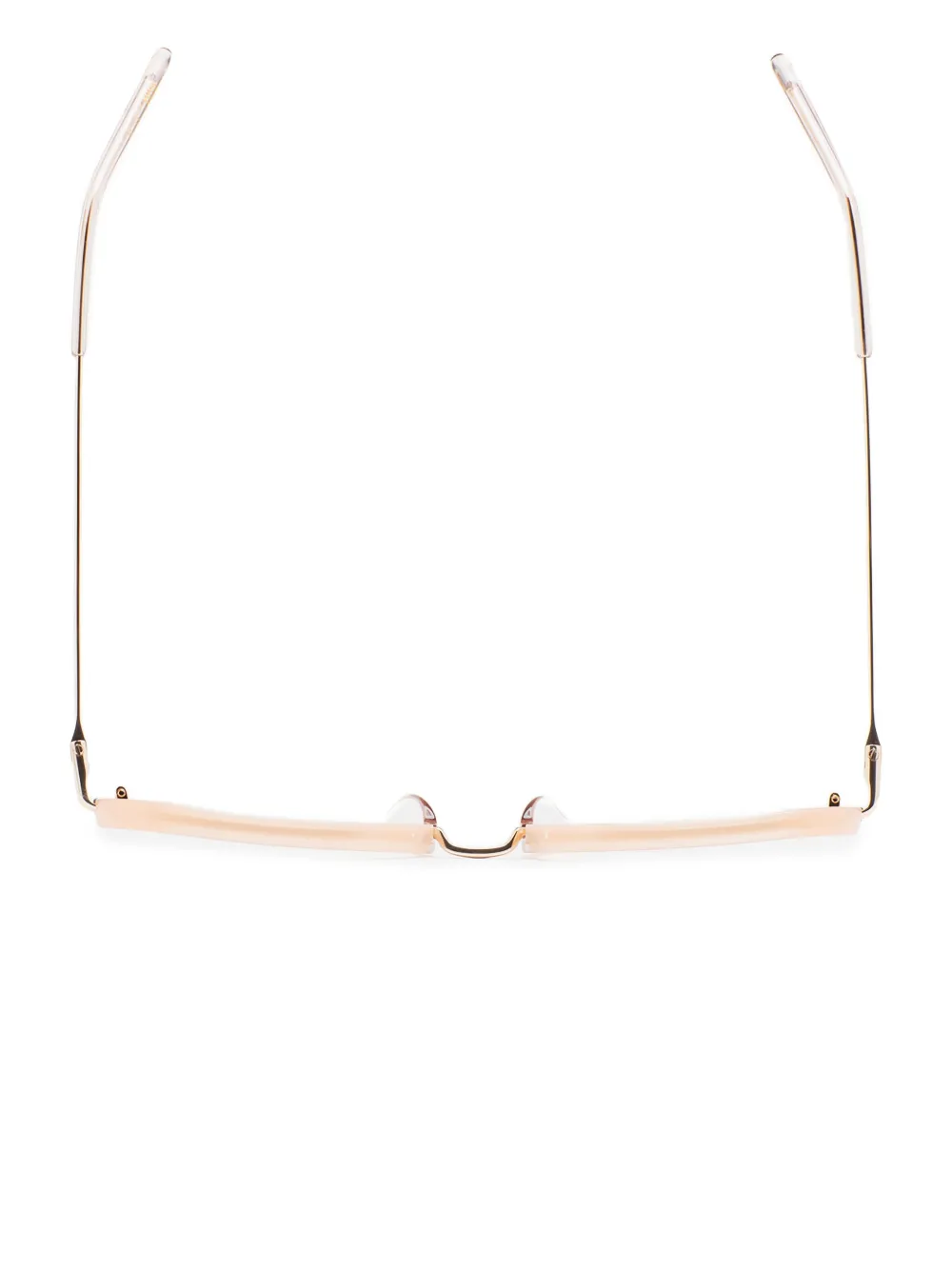  Kaleos Shetty Square-frame Clear-lens Glasses - Pink 