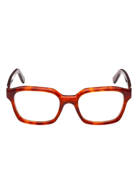 Moncler Eyewear Armação de óculos geométrica