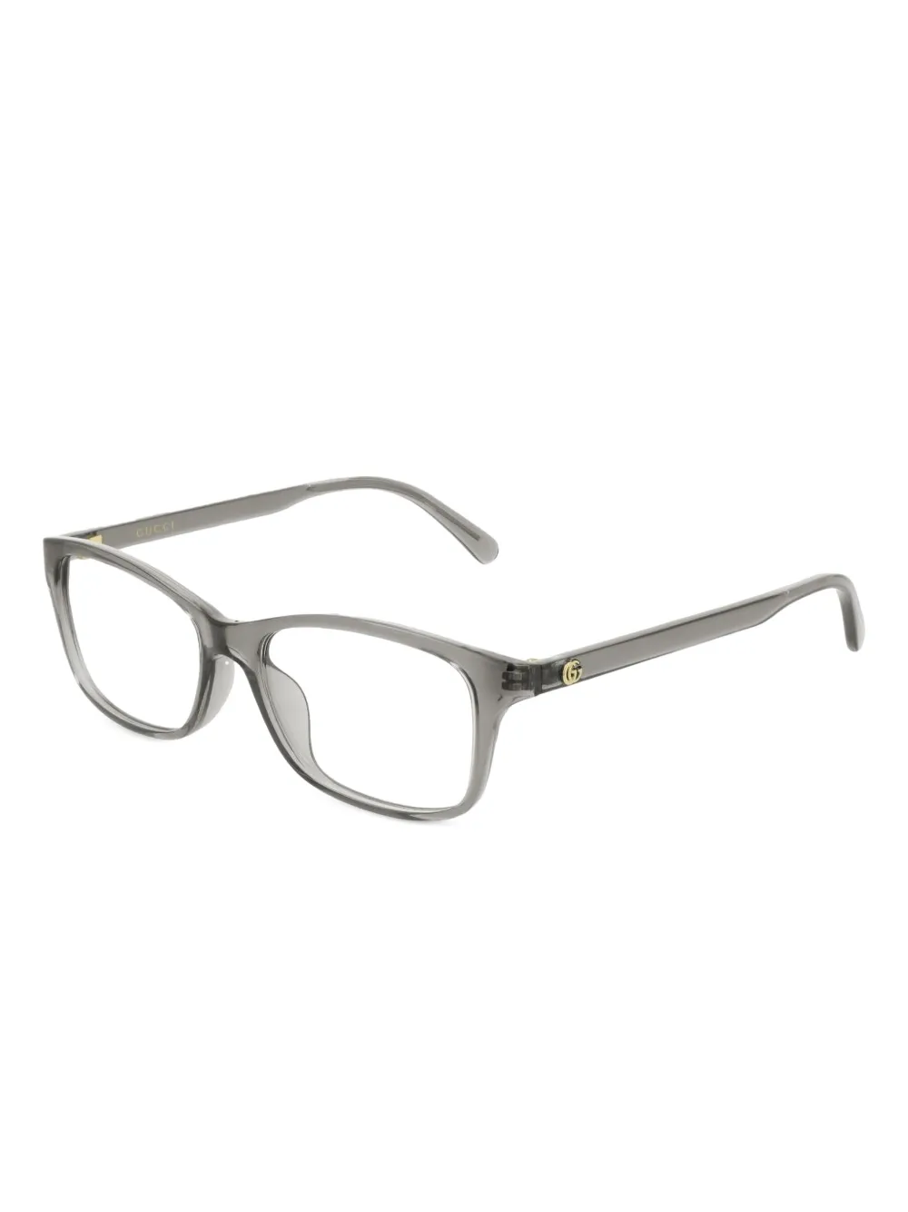 Gucci Eyewear スクエア眼鏡フレーム - グレー Gucci Eyewear スクエア眼鏡フレーム - グレー