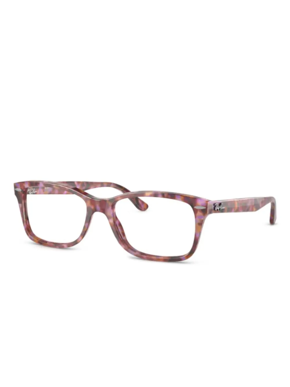 Ray-Ban rectangle-frame glasses | Pink | Image 1
