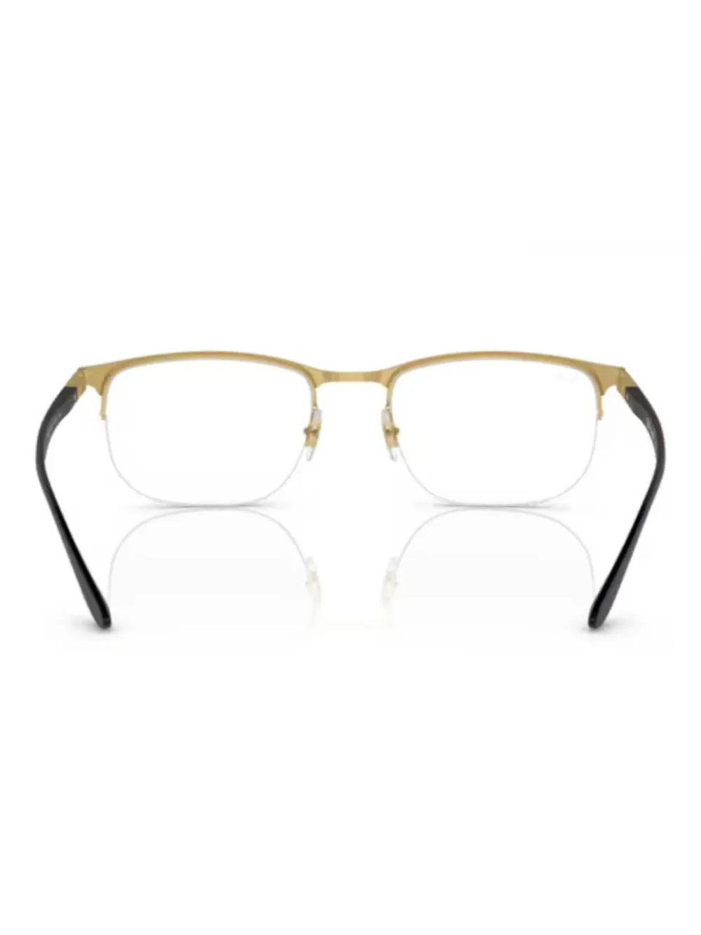 Ray-Ban Bril met rechthoekig montuur Zwart