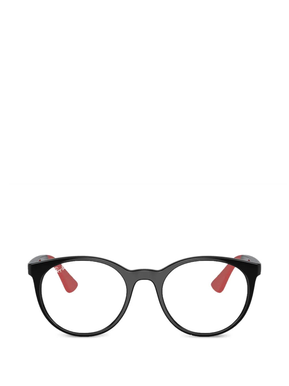 RAY-BAN JUNIOR Brille mit rundem Gestell - Schwarz