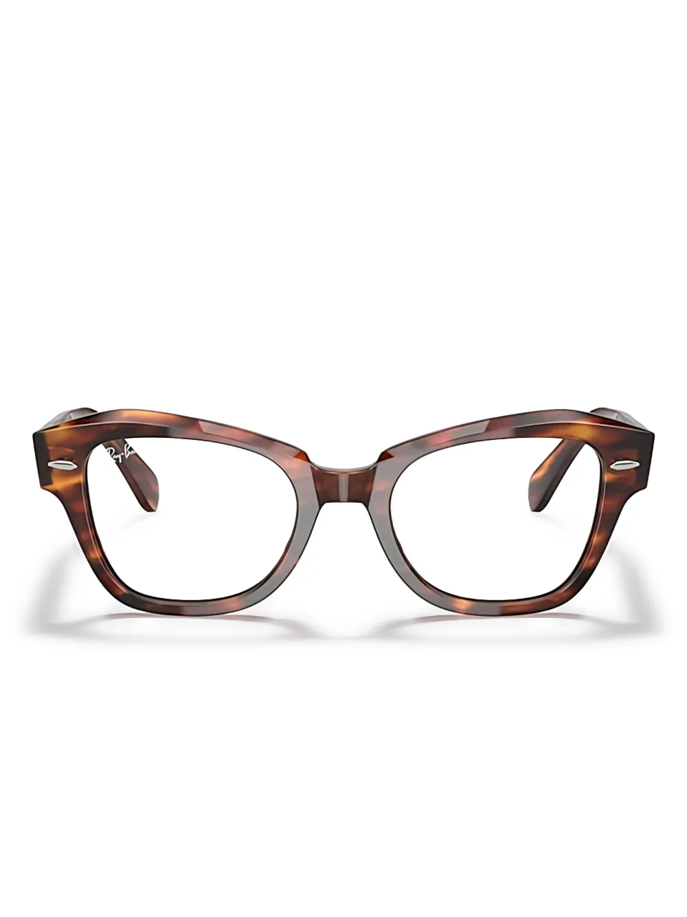 Ray-Ban geometric-frame glasses | Brown | Image 1