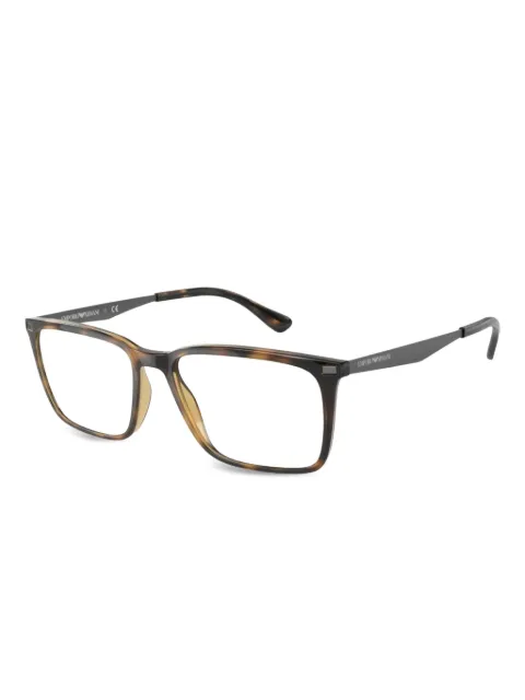 Emporio Armani rectangle-frame glasses