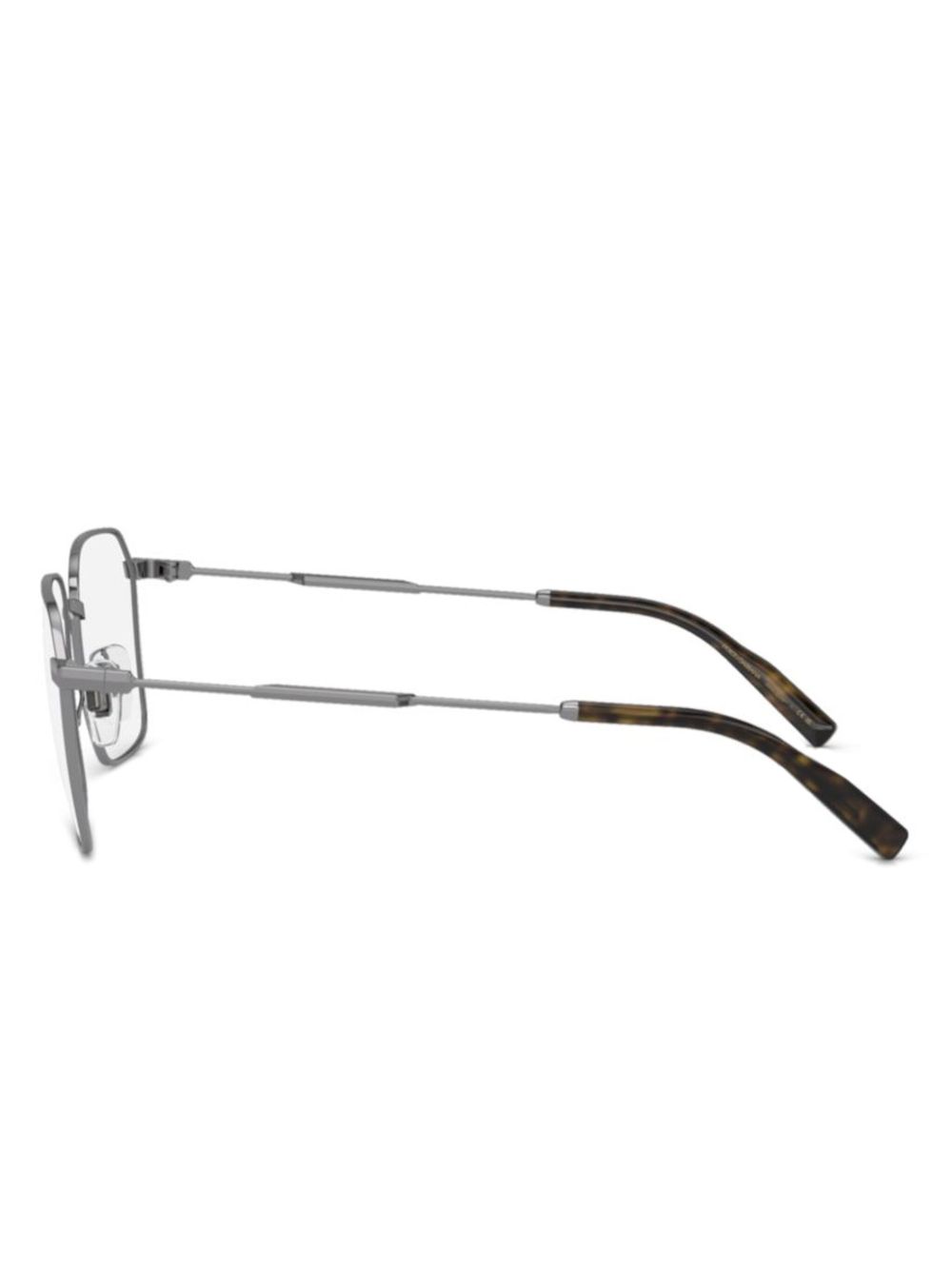 Dolce & Gabbana Eyewear Bril met vierkant montuur - Zilver