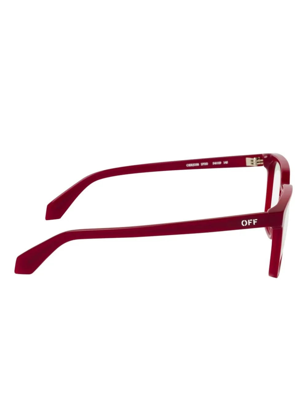 Off-White Eyewear vierkant montuur Rood