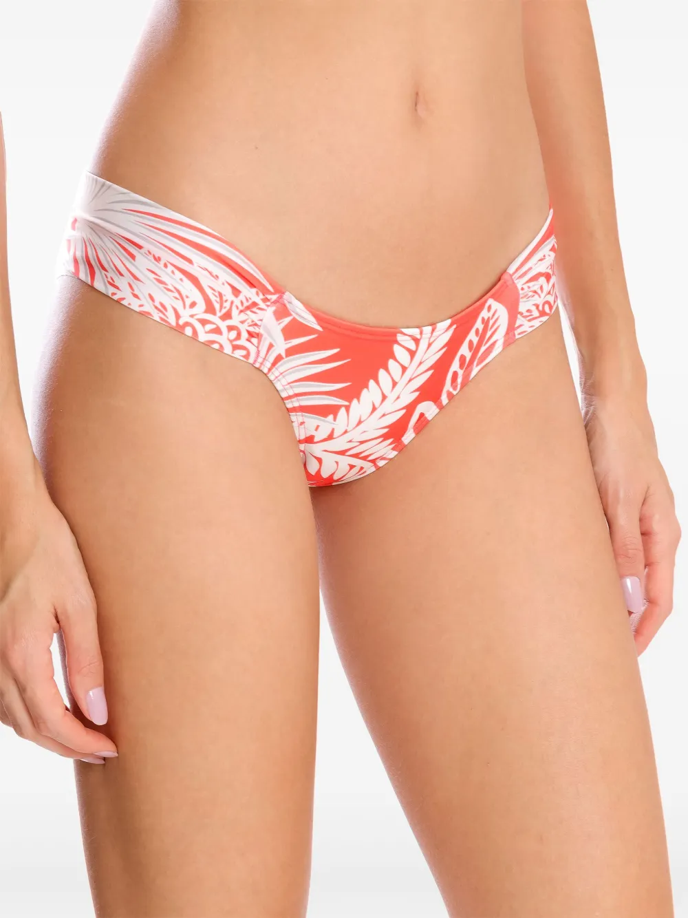 Lygia & Nanny Bikinislip met print - Oranje