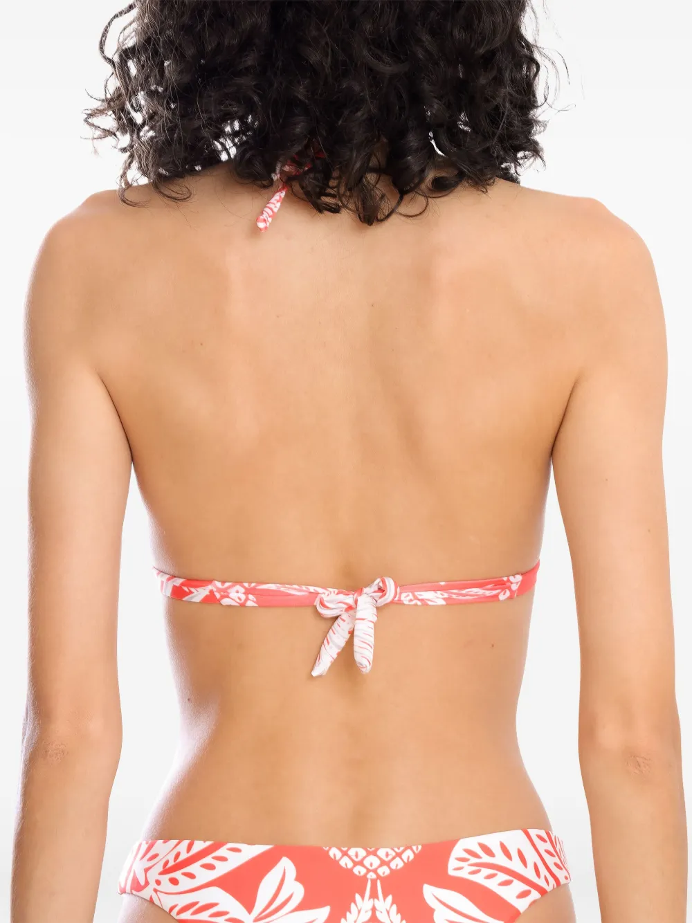 Shop Lygia & Nanny Iasmin Bikini Top In Orange