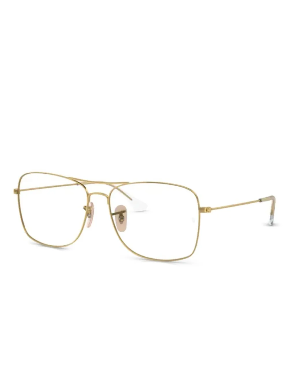 Ray-Ban square-frame glasses | Gold | Image 1
