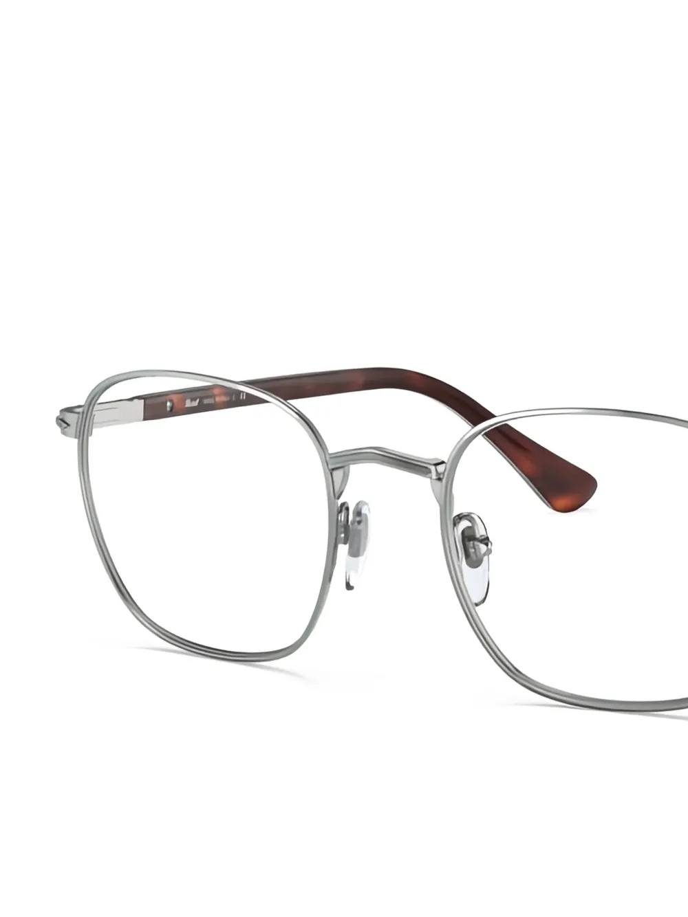 Persol Bril met vierkant montuur - Zilver