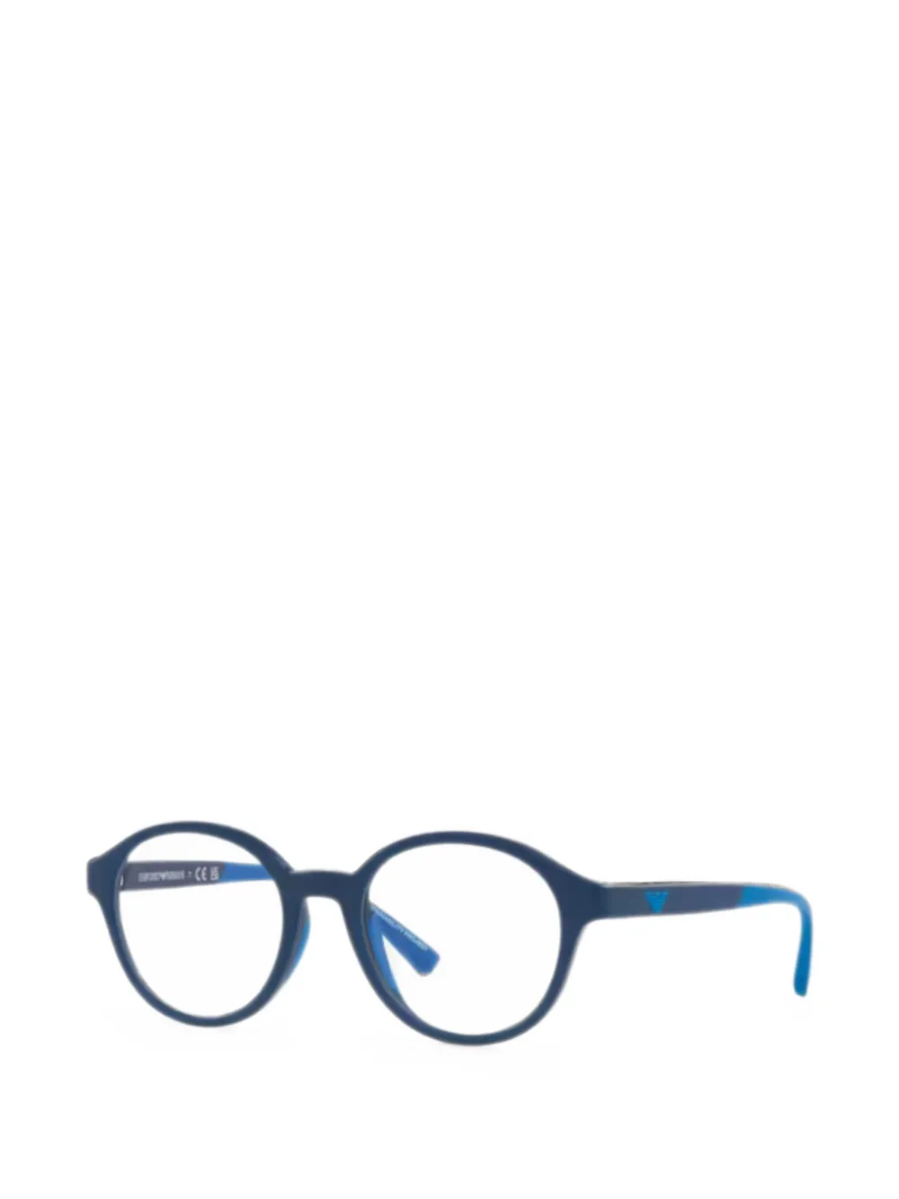 Emporio Armani round-frame glasses - Blu