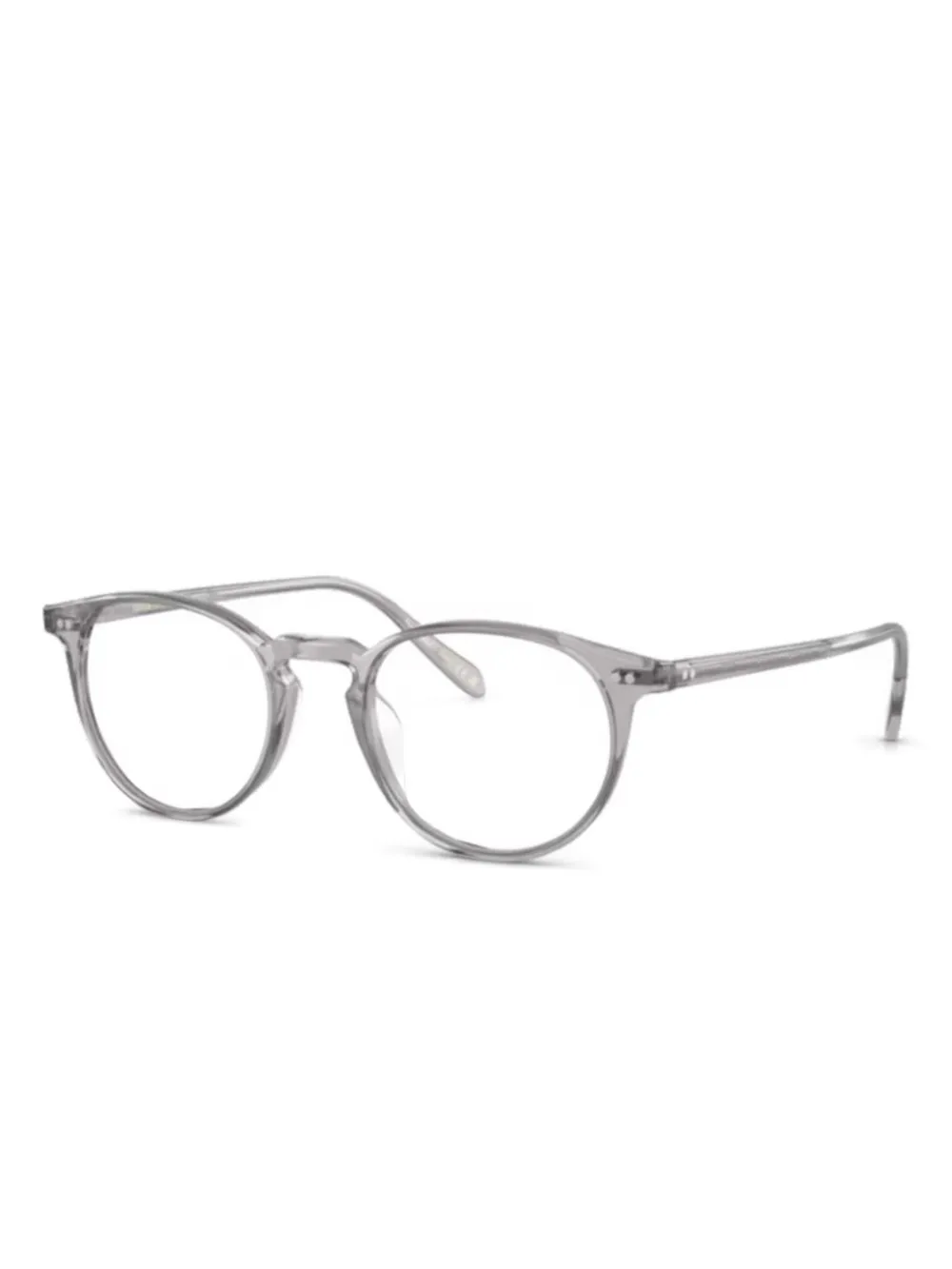 Oliver Peoples Bril met rond montuur Grijs