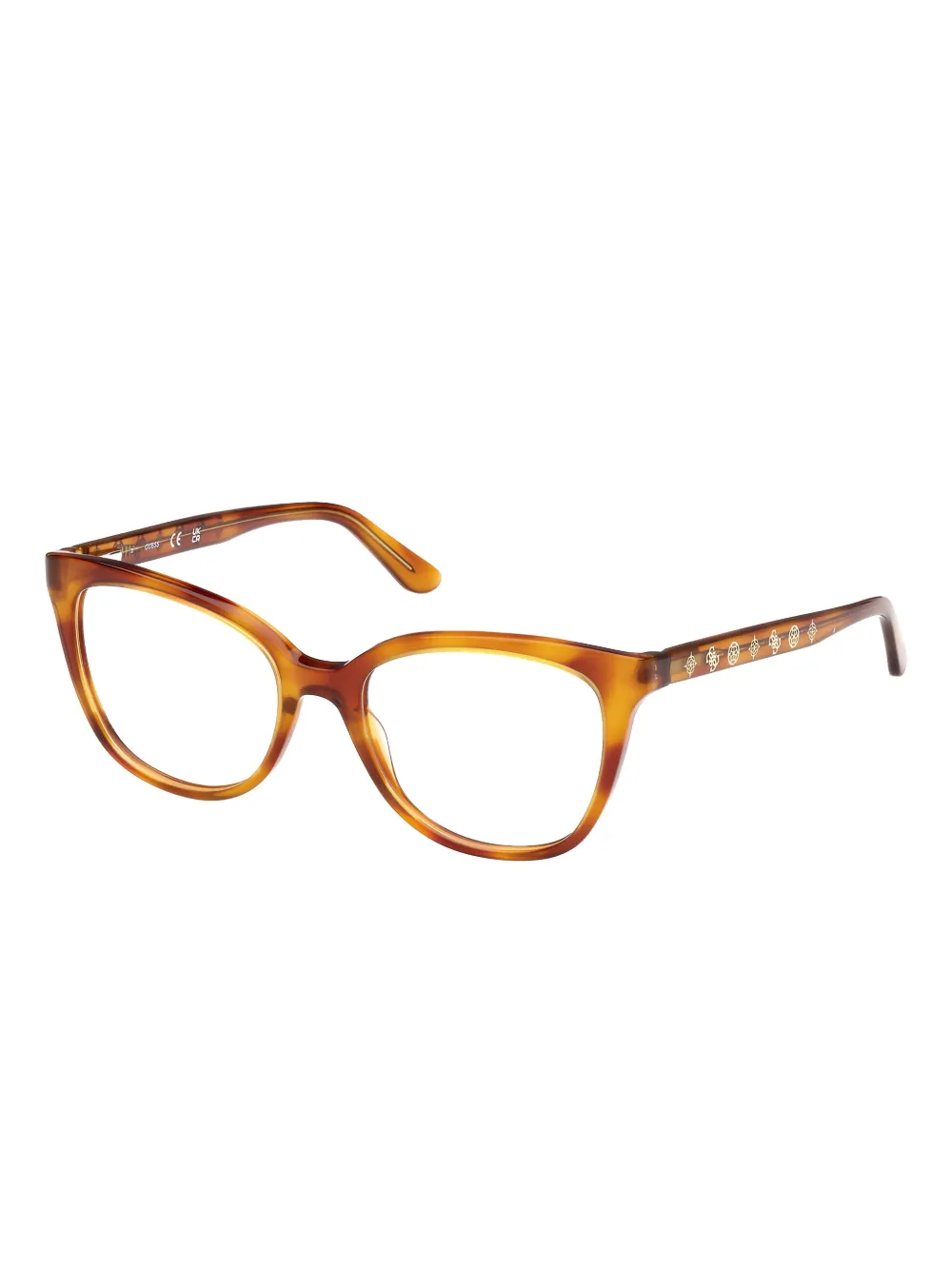 GUESS EYEWEAR Bril met cat-eye montuur Geel