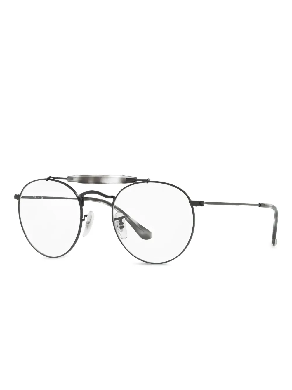Ray-Ban round-frame glasses | Black | Image 1