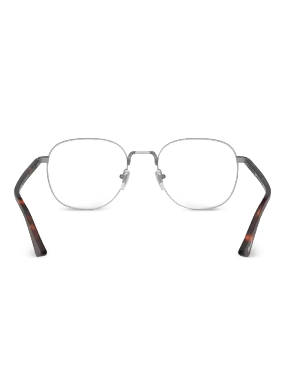 Persol Bril met ovalen montuur Zilver