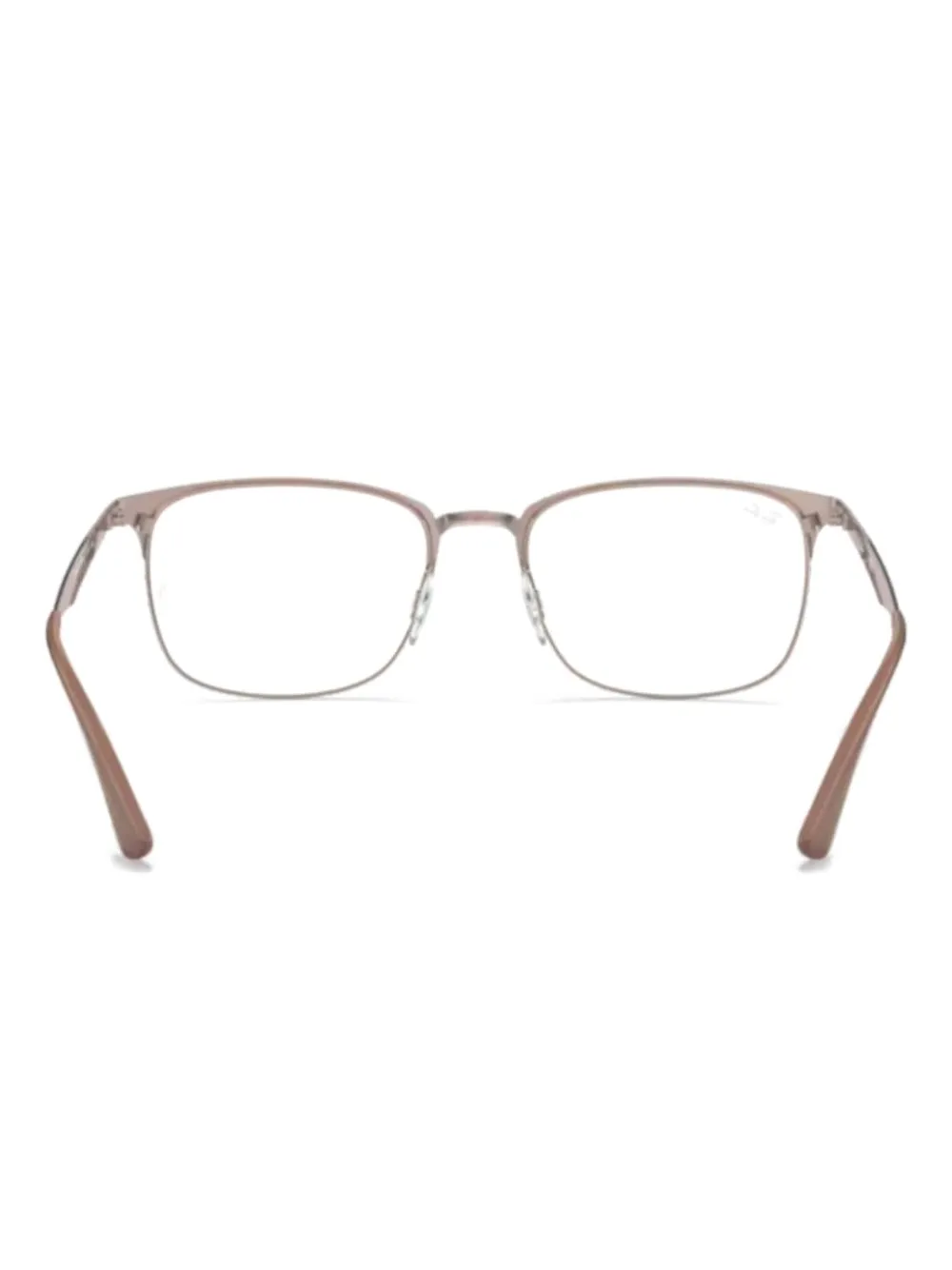 Ray-Ban Bril met vierkant montuur Beige