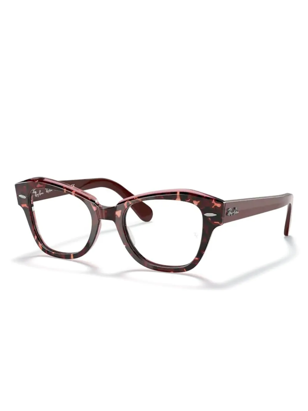 Ray-Ban logo-lettering glasses | Red | Image 1