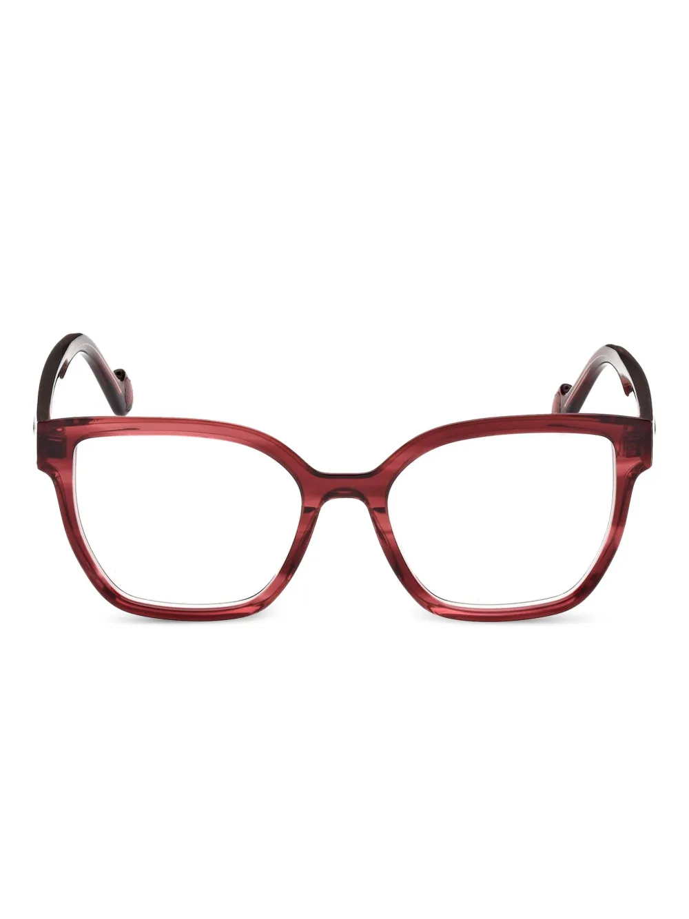 Moncler Eyewear Bril met vlinder montuur Roze