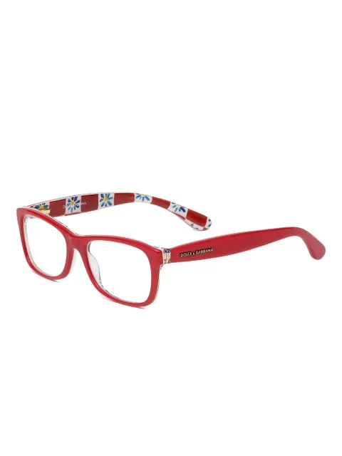 Dolce & Gabbana Eyewear lentes con armazón rectangular