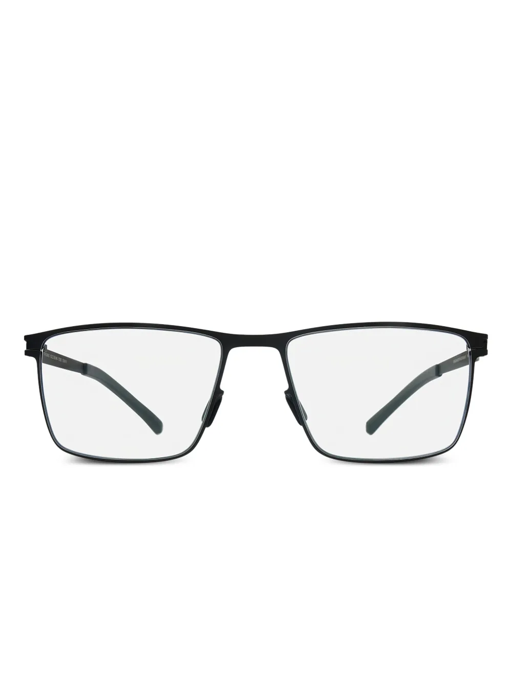 Mykita Thomas rectangle glasses | Black | Image 1