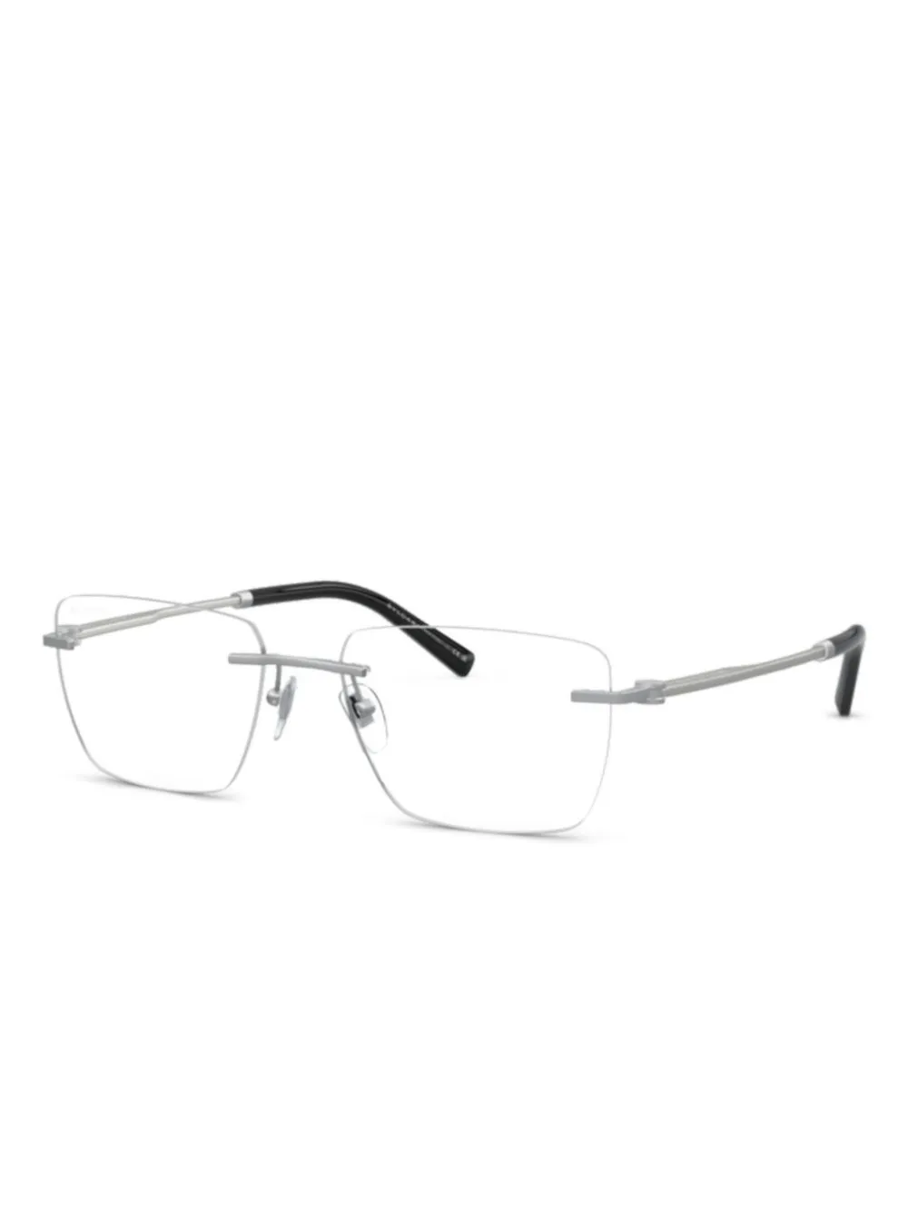 Bvlgari lunettes de vue à monture rectangulaire | gris | Image 1
