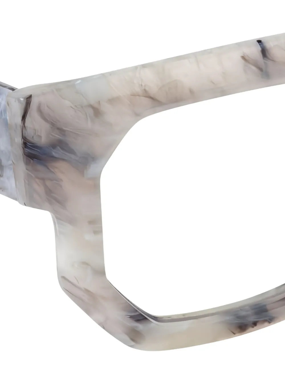 Off-White Eyewear Bril met marmer montuur Grijs