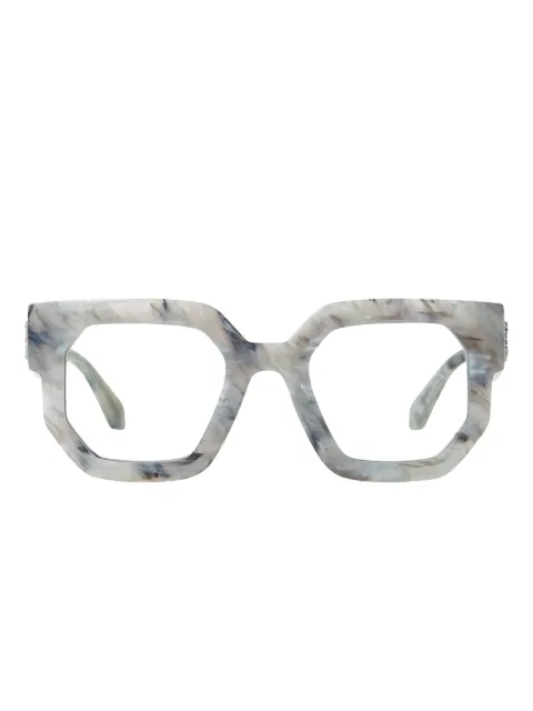 Off-White Eyewear marbled frames