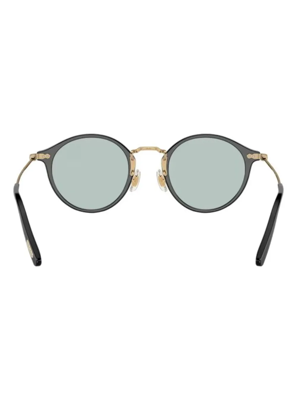 Oliver Peoples Zonnebril met rond montuur Zwart
