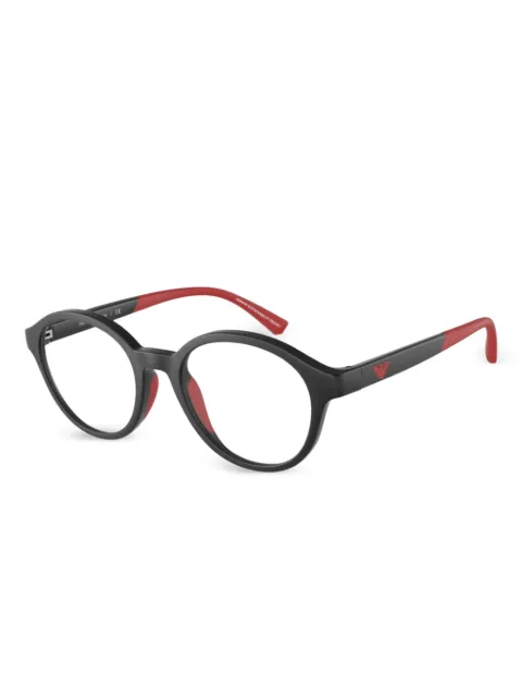 Emporio Armani lentes con armazón redonda