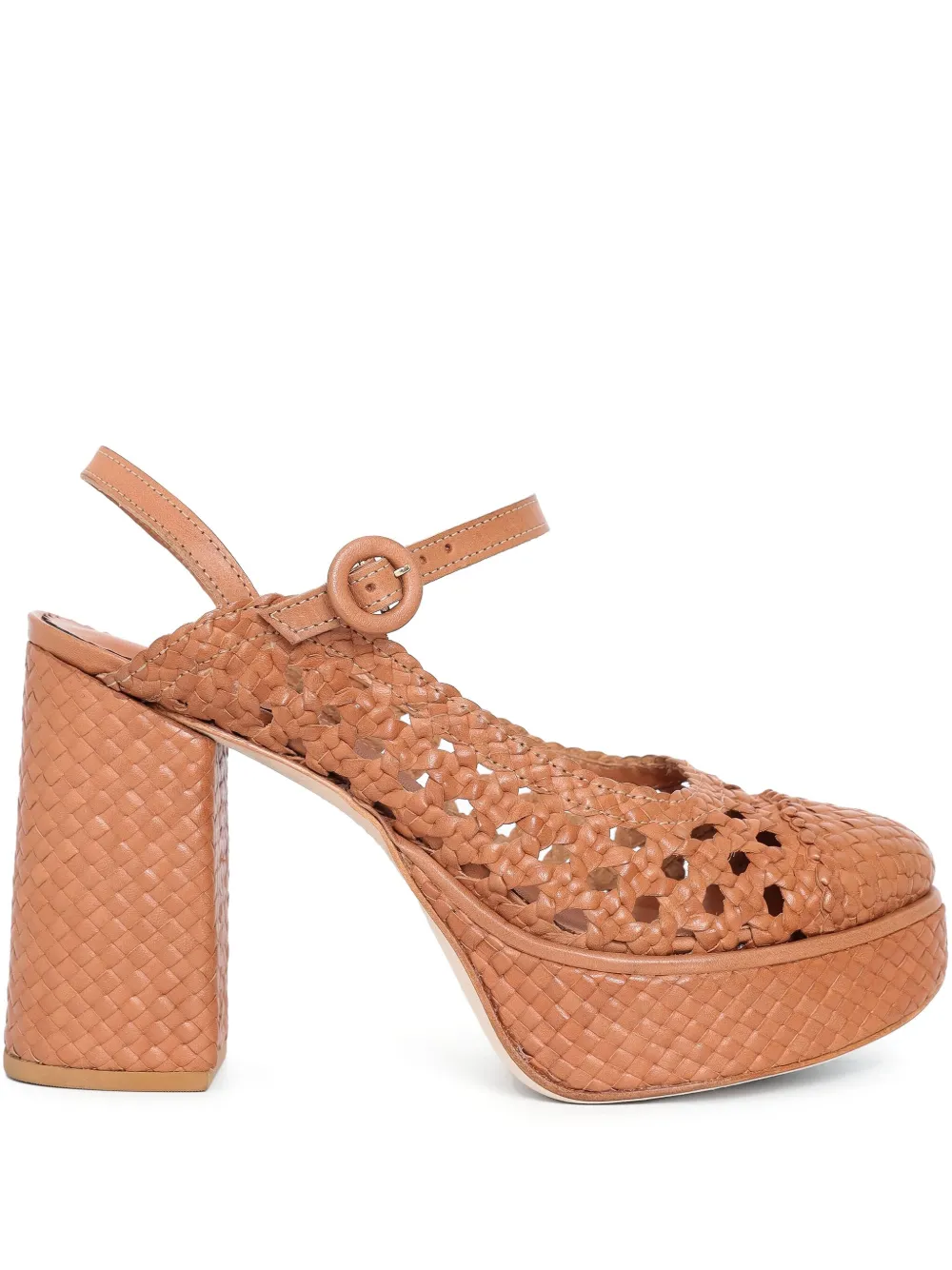 Sarah Chofakian 90mm Frame sandals Brown