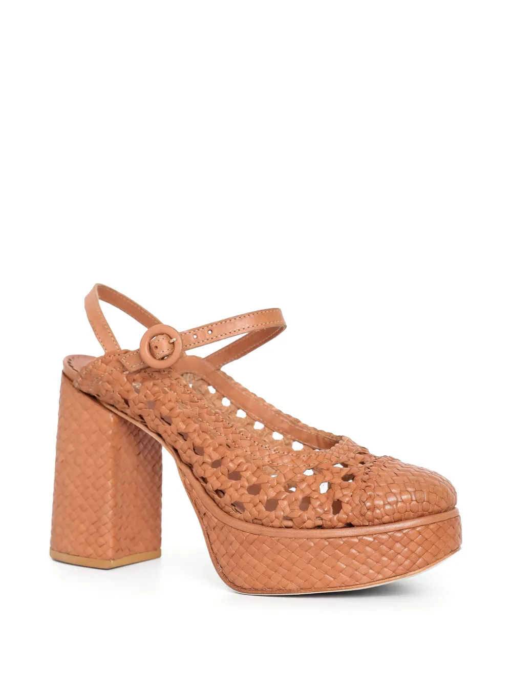 Sarah Chofakian 90mm Frame sandals Brown