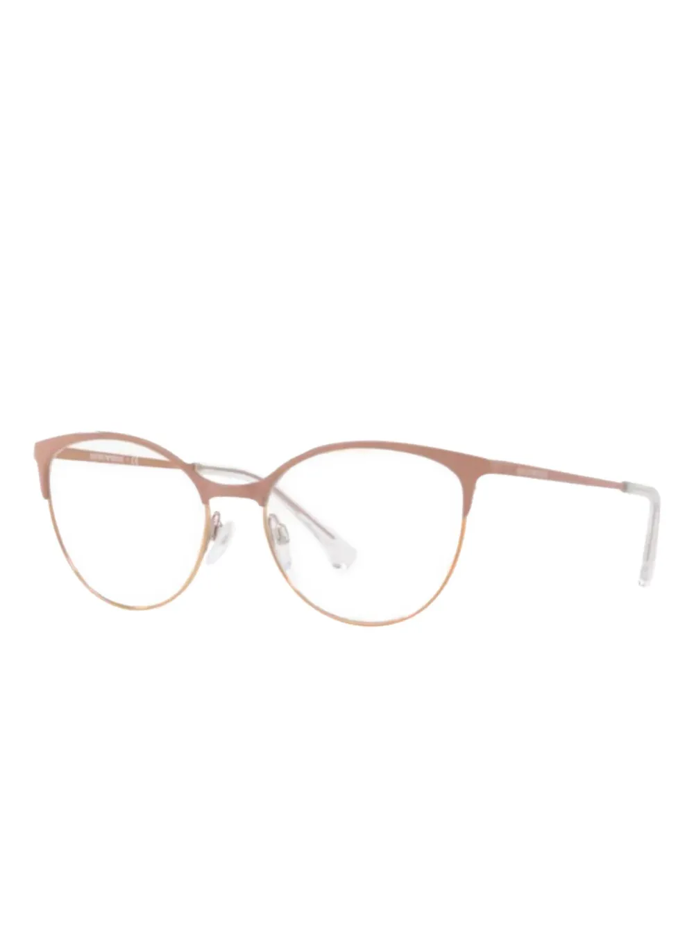 Emporio Armani cat-eye glasses - Beige