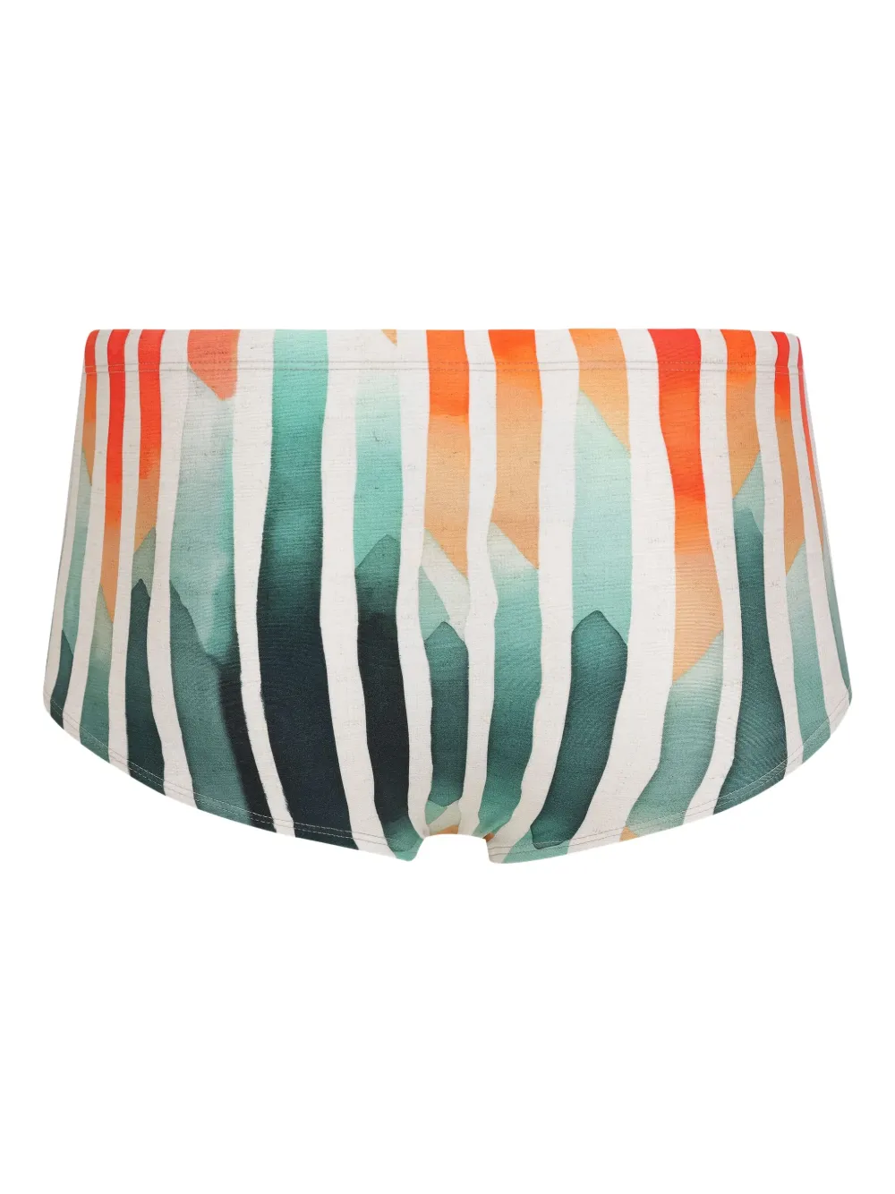 Lygia & Nanny striped swim trunks Oranje