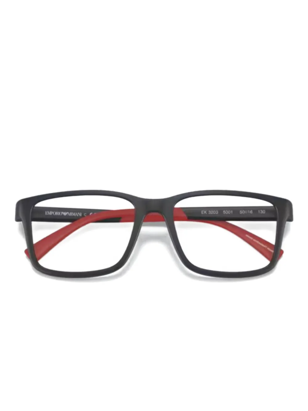 Emporio Armani Occhiali rettangolari - Nero