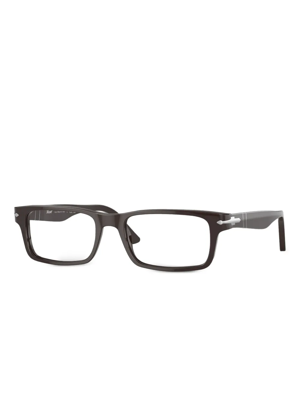 Persol rectangle-frame glasses - Zwart