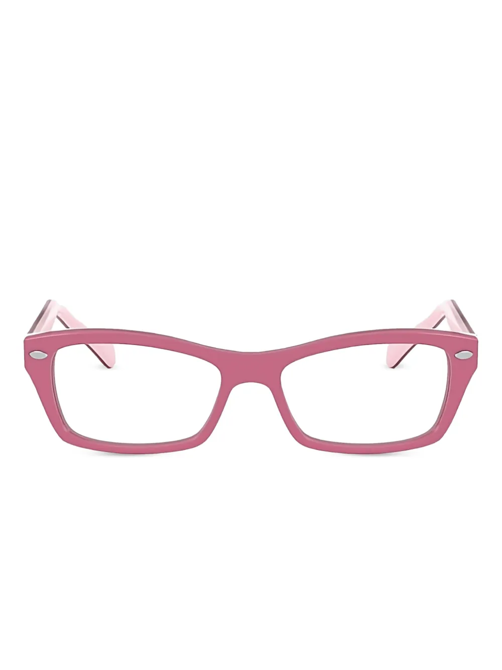 RAY-BAN JUNIOR Brille mit eckigem Gestell - Rosa