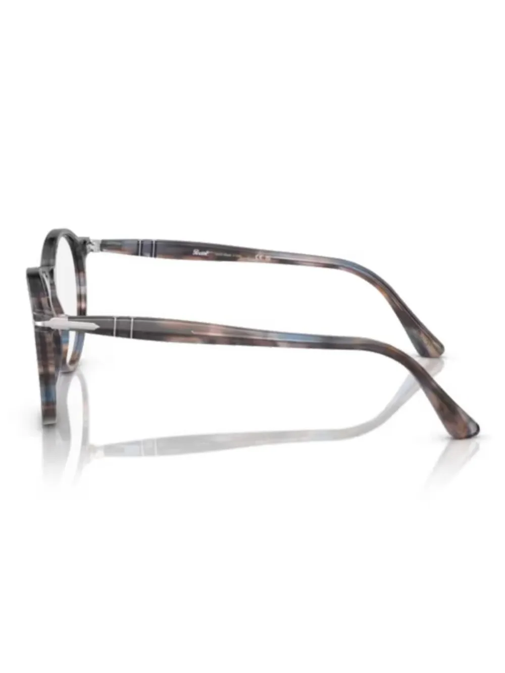 Persol Bril met rond montuur Blauw