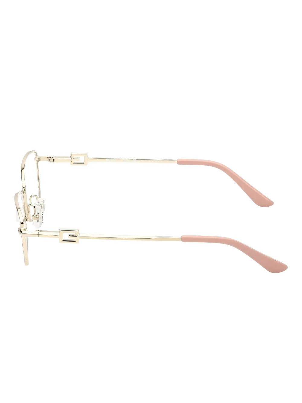 GUESS EYEWEAR Bril met rechthoekig montuur Goud