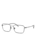 Bvlgari rectangle-frame glasses - Silver