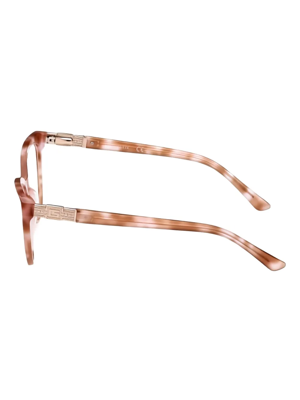 GUESS EYEWEAR Bril met schildpadschild design Bruin